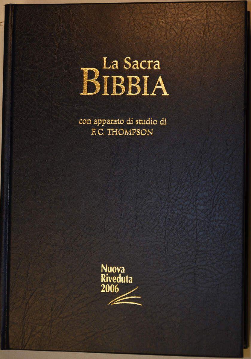 BIBBIA NR THOMPSON - RIGIDA BLU