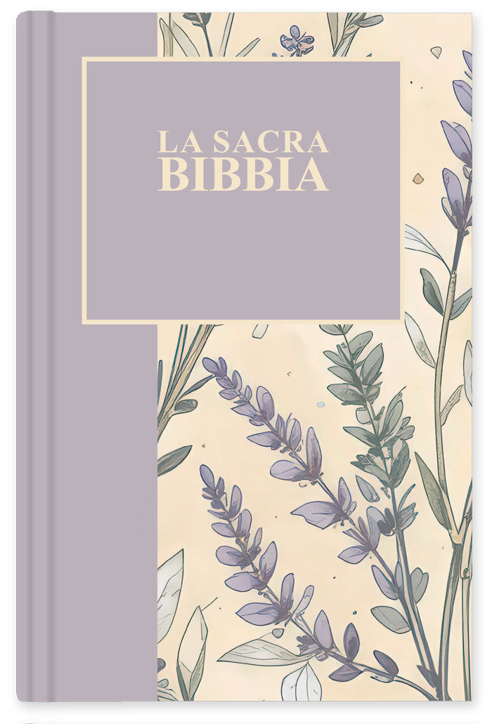 BIBBIA NUOVA DIODATI (171246) CARTONATA FLOREALE 15 X 21,5 cm