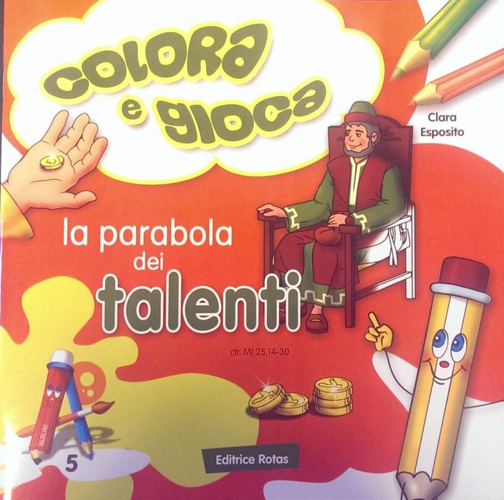 COLOREA Y JUEGA LA PARÁBOLA DE LOS TALENTOS