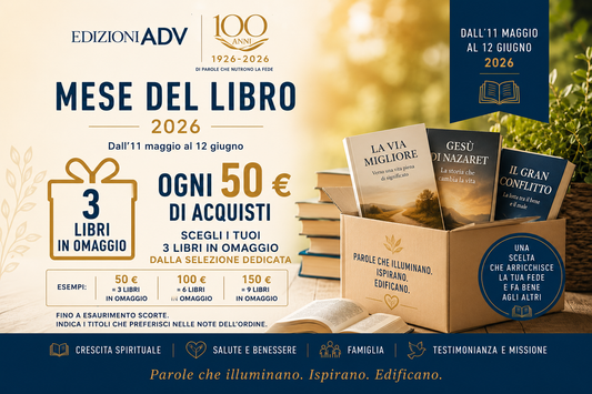 Mese del Libro ADV 2026: 3 libri in omaggio ogni 50 € di acquisti