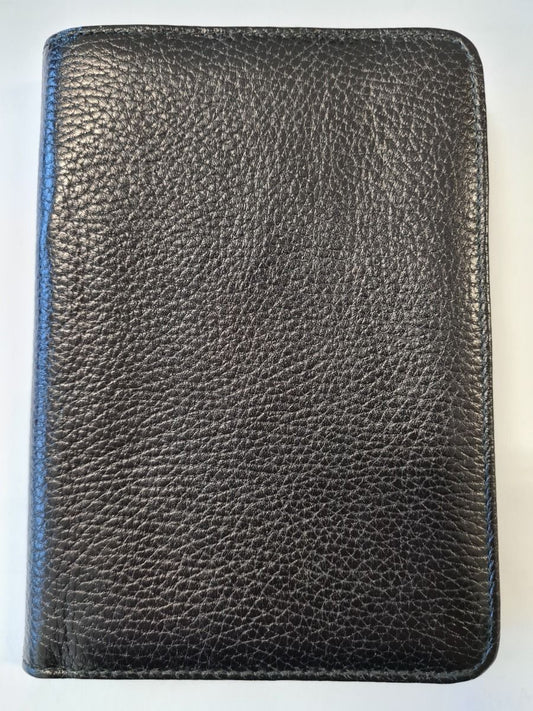 COPRIBIBBIA PELLE NERA FORMATO 12 X 17