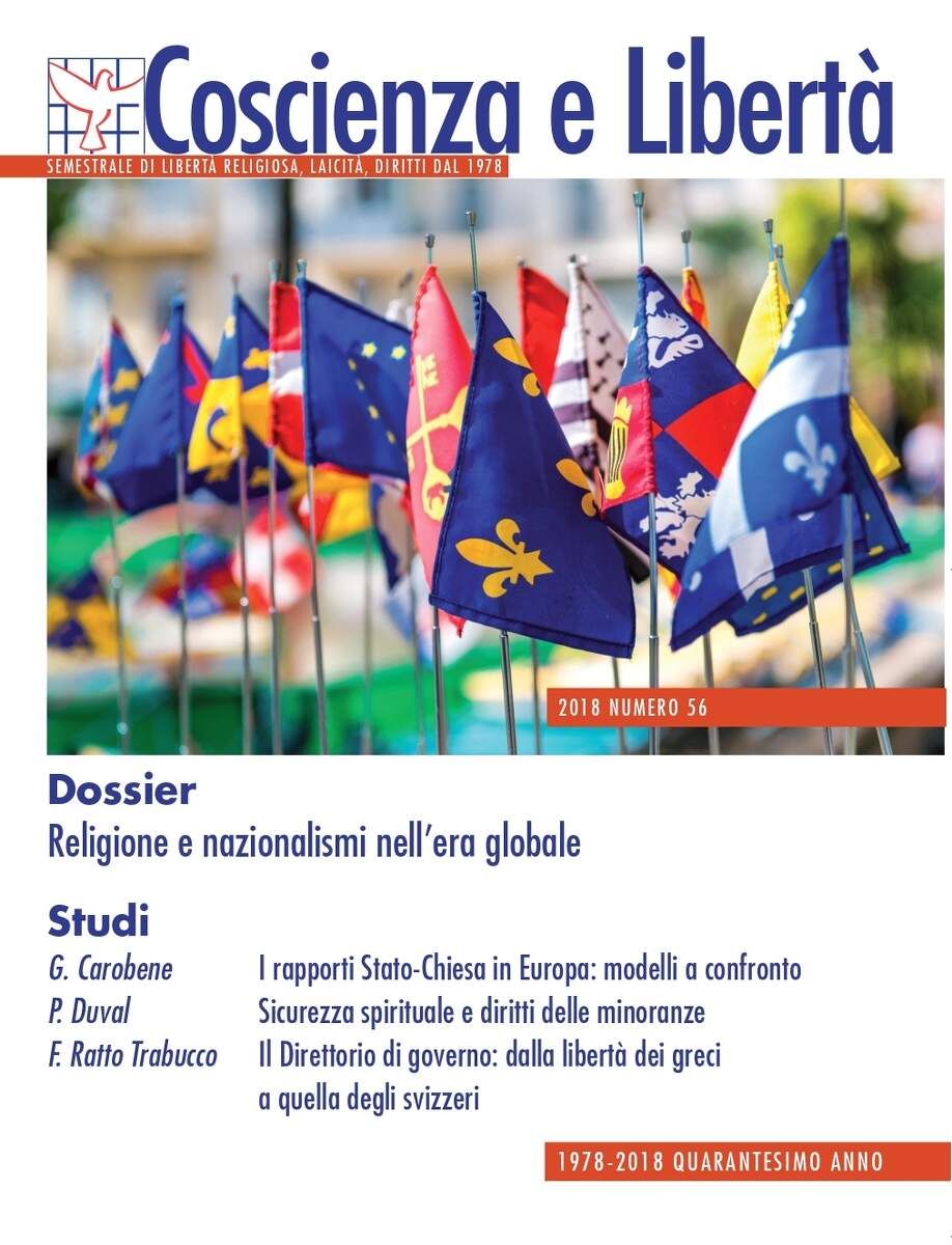 COSCIENZA E LIBERTA' N.56 2018