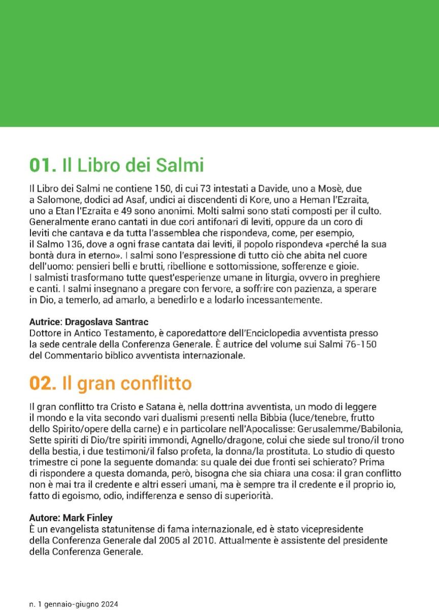 LEZIONARIO SDS ADULTI 1 2024