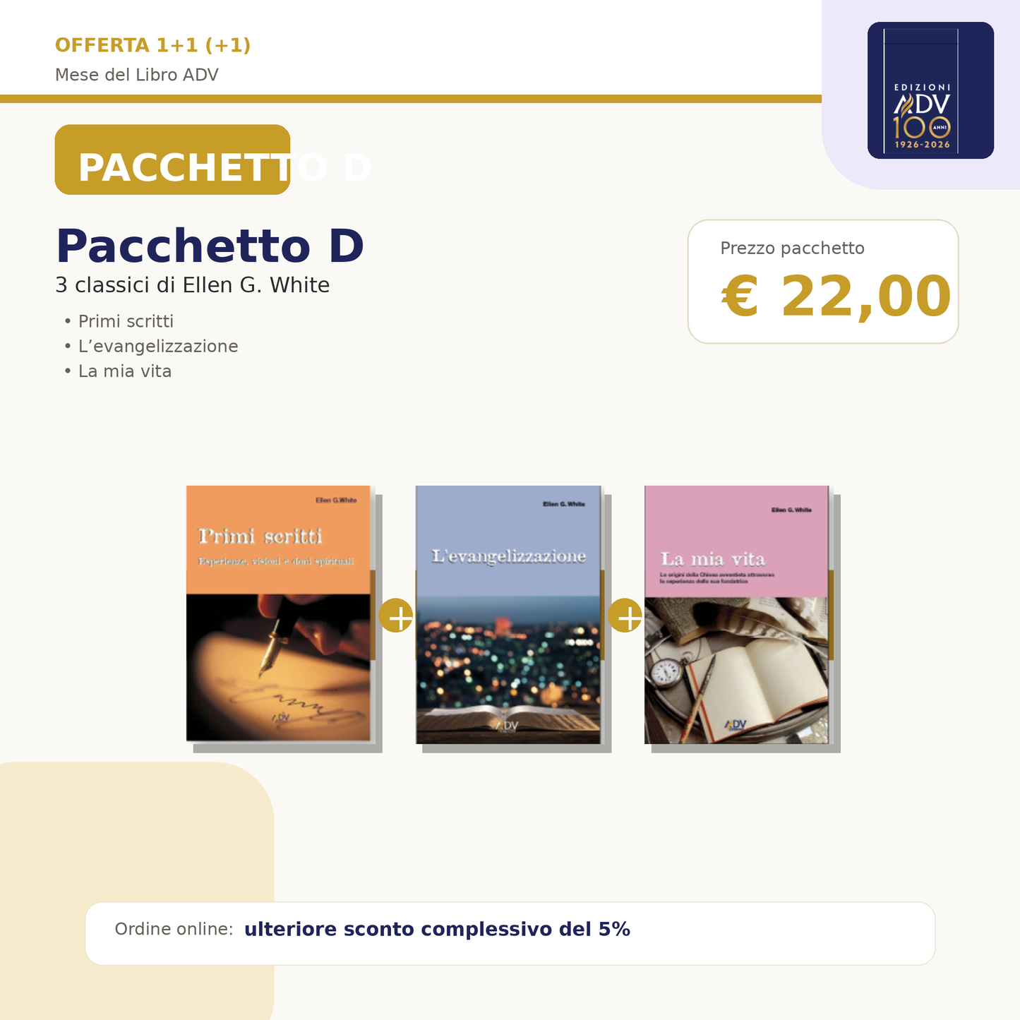 PACCHETTO DEL CENTENARIO D